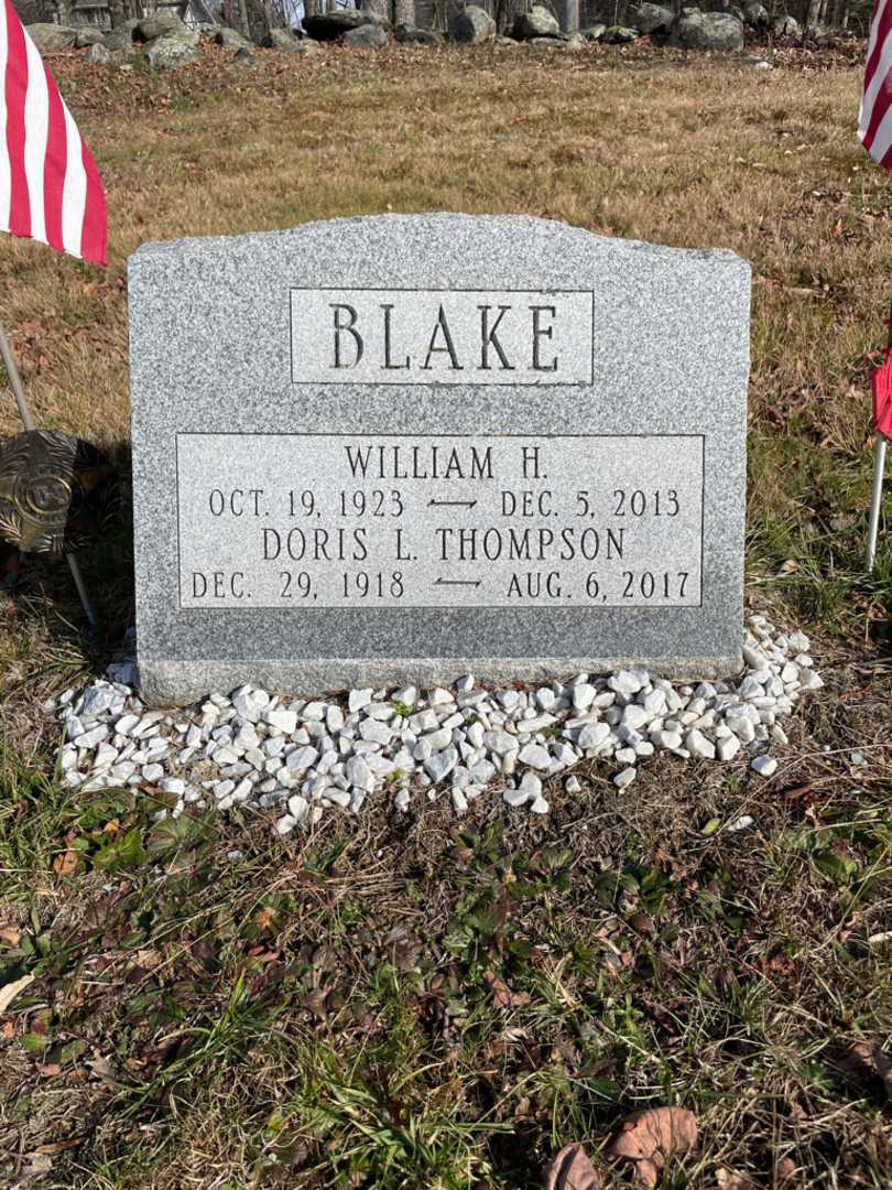 Doris L. Thompson Blake's grave. Photo 1