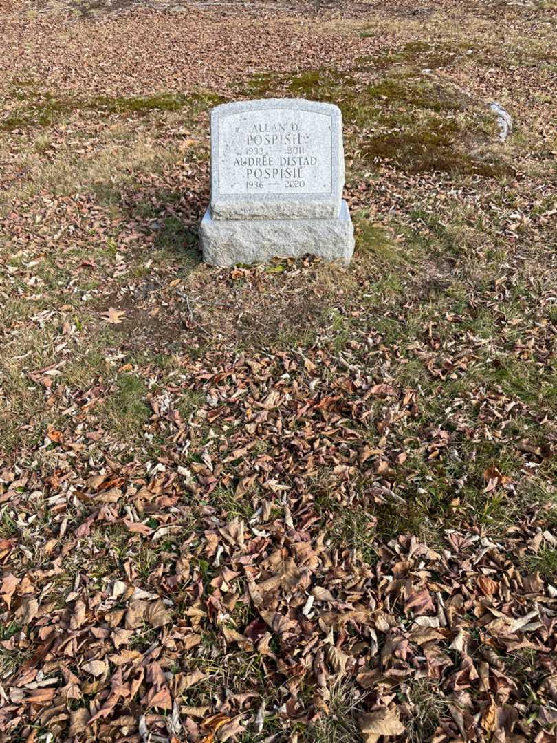 Allan D. Pospisil's grave. Photo 2