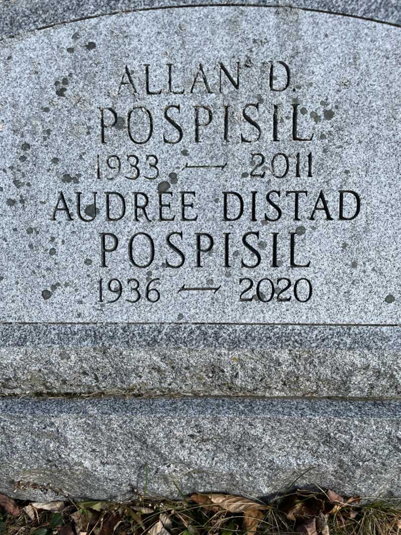 Allan D. Pospisil's grave. Photo 4