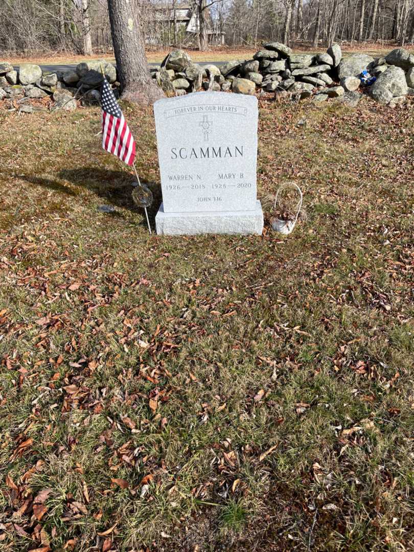 Mary Scamman Bennet's grave. Photo 2