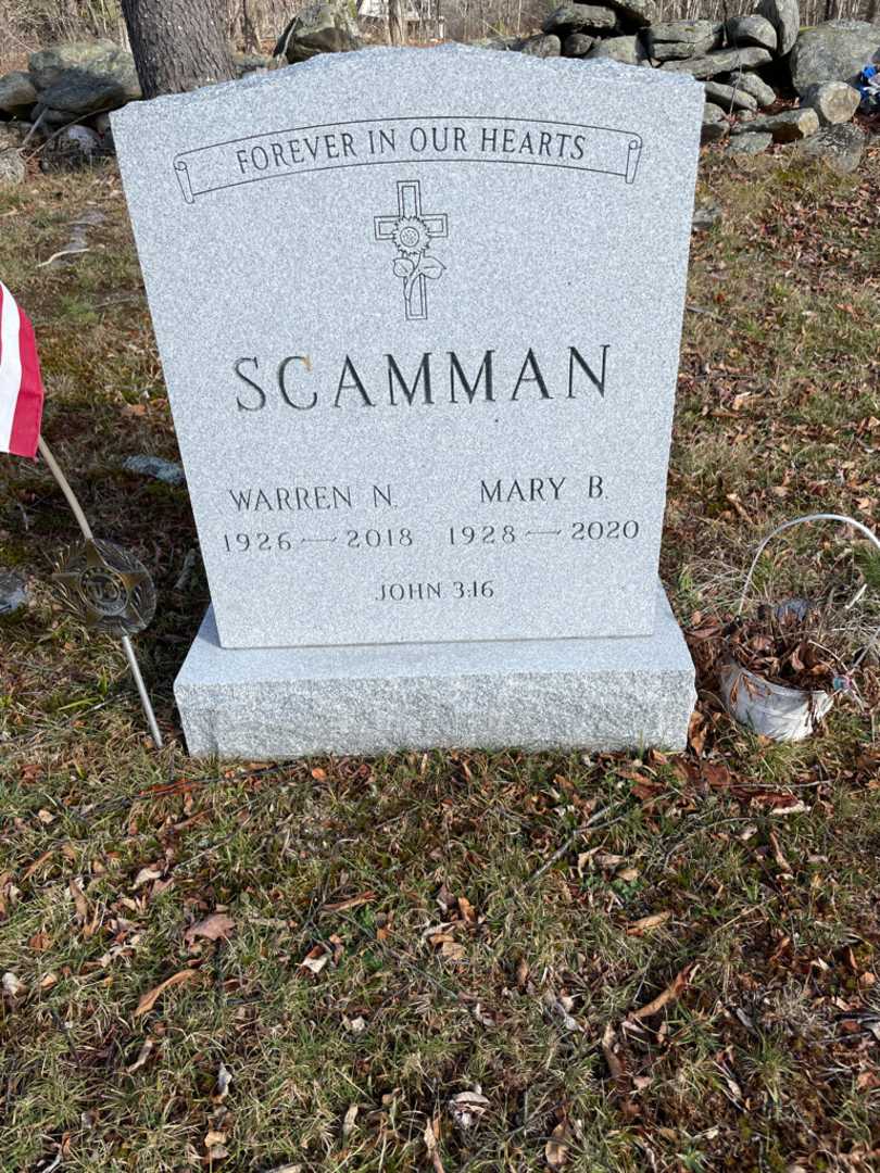 Mary Scamman Bennet's grave. Photo 3